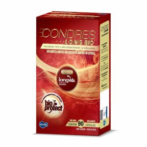 Condres Long Bio Colágeno Tipo II Não Desnaturado e Curcumina 90 Cápsulas