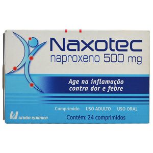 Naxotec 500mg Comprimido Simples - Caixa com 24 Comprimidos