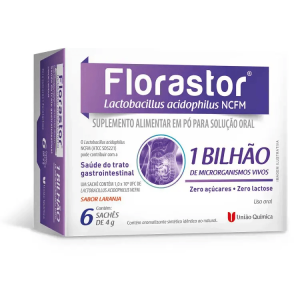 Florastor 1BIUFC Pó Oral - Caixa com 4 Envelopes de 4g