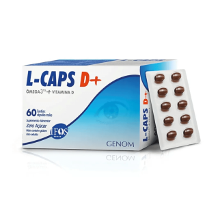 Ômega 3 + Vitamina D L-Caps D+ 60 Cápsulas
