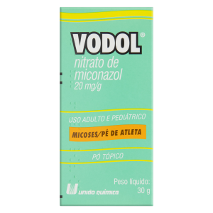 Vodol 20mg/g Pó Tópico - Frasco com 30g