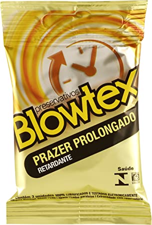 Camisinha Blowtex Sensitive Extra Fino Com 3 Unidades prazer prolongado com 3 unidades