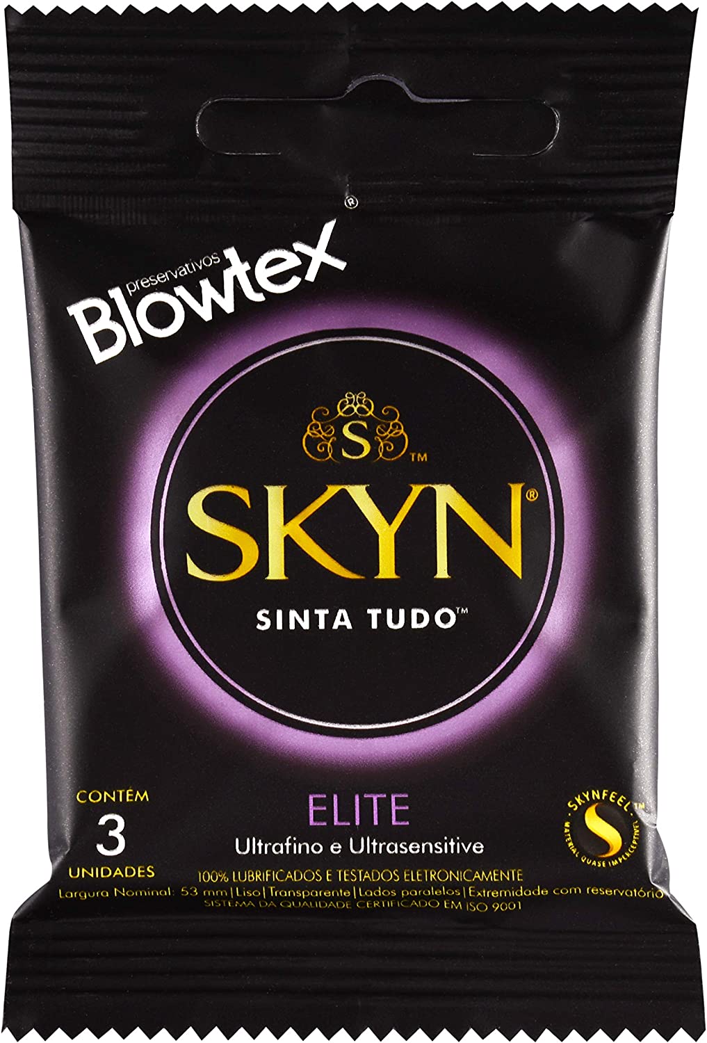 Preservativo Blowtex Skyn elite com 3 unidades