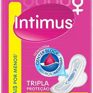 Absorvente Intimus Gel Tripla Protecao Cobertura Extra Suave, com abas, leve 16 e pague 14