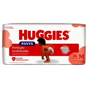 Fralda Calça Huggies Supreme Care M Pacote Mega 36 Unidades