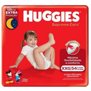 Fralda Calça Huggies Proteção Acolchoada XXG 58 Unidades