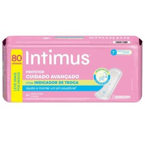 Protetor Diário Intimus com Indicador de Troca 80 Unidades