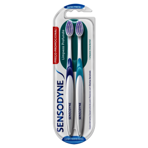 Escova Dental Sensodyne Limpeza Profunda com 2 Unidades
