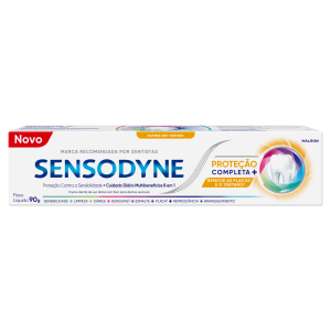 Creme Dental Antitártaro Sensodyne Proteção Completa - Bisnaga com 90g