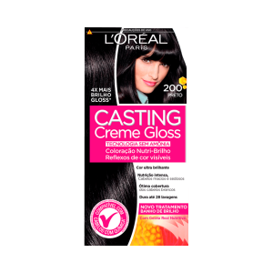 Tintura para Cabelo Casting Creme Gloss Preto Nº 200