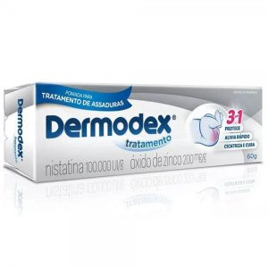 Dermodex 100000UI/g + 200mg/g Pomada Dermatológica - Bisnaga com 60 g