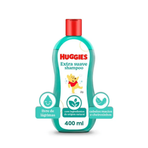 Shampoo Infantil Extra Suave Disney Baby Huggies Frasco 400mL
