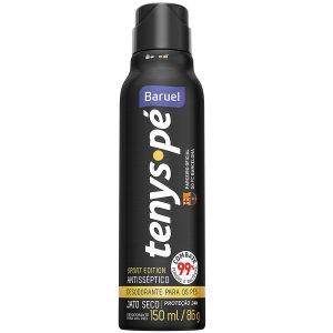 Desodorante para os Pés Jato Seco Baruel Tenys Pé Sport Edition Frasco 150mL