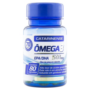 Ômega-3 500mg 80 Cápsulas