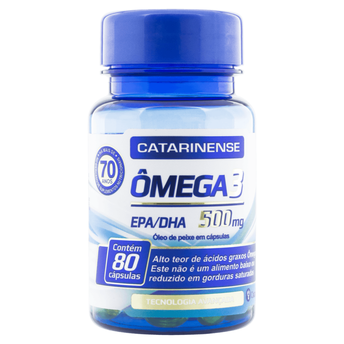 Ômega-3 500mg 80 Cápsulas