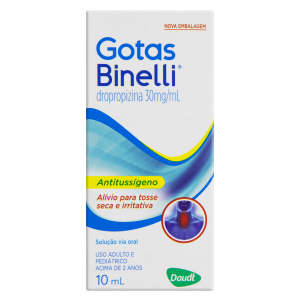Gotas Binelli 30mg/mL Solução Oral (Gotas) - Frasco com 10 mL