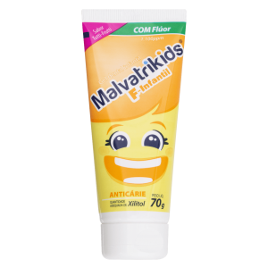 Gel Dental Malvatrikids F-Infantil Anticárie Tutti-Frutti 70g