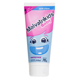 Gel Dental Infantil Malvatrikids Baby Sem Fluor 70g
