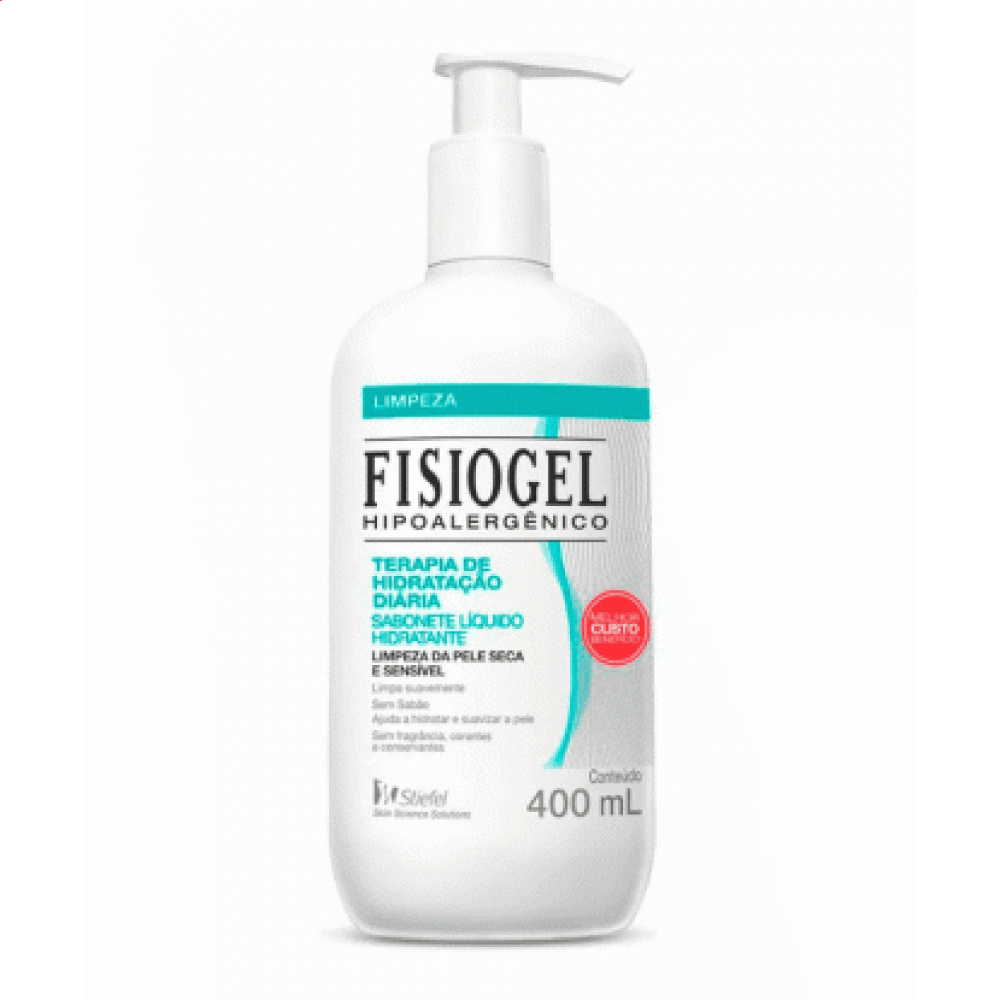 Fisiogel Pele Seca Sabonete Líquido 400mL