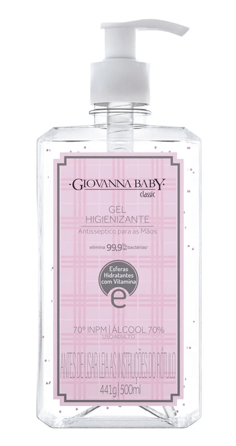 Álcool Gel Giovanna Baby Classic 500mL