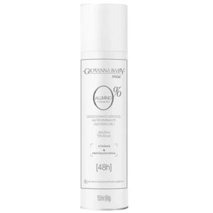 Desodorante Giovanna Baby 0% Alumínio Neutral aerossol, 1 unidade com 150mL
