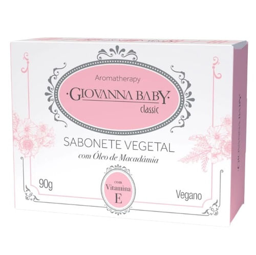 Sabonete Vegetal em Barra Giovanna Baby Classic 90g