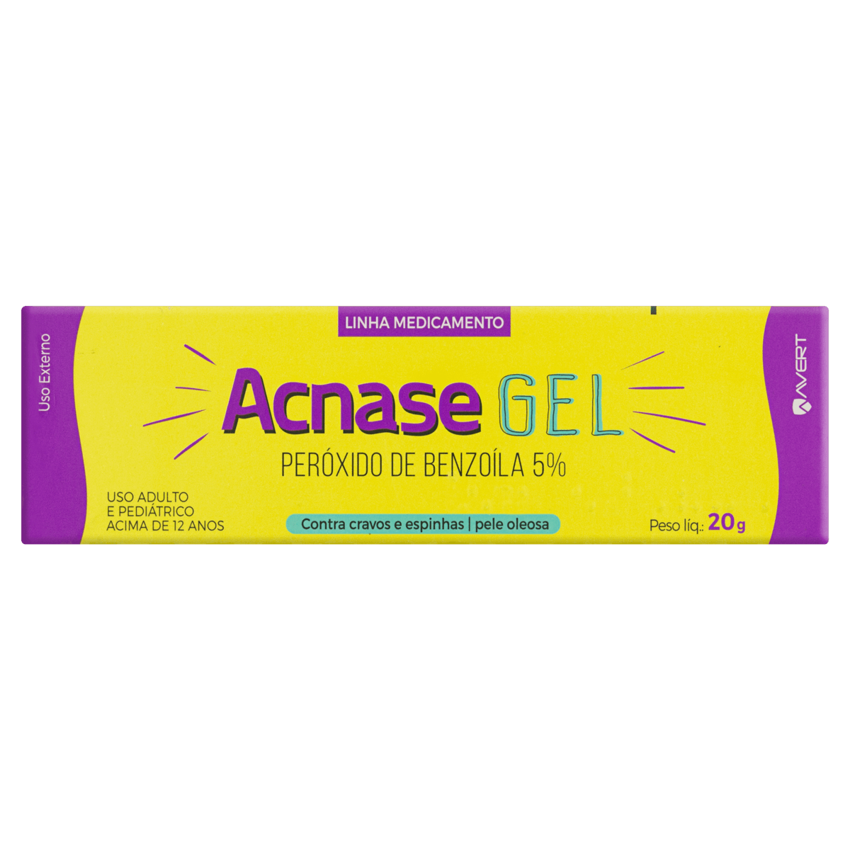 Acnase Gel 50mg/g Gel Dermatológico - Bisnaga com 20g
