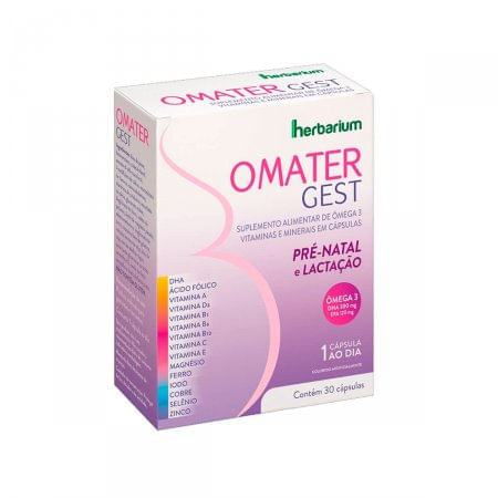 Omater Gest 30 Cápsulas