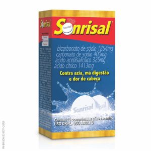 Sonrisal 400mg + 1854mg + 325mg + 1413mg Comprimido Efervescente - 5 Envelopes com 2 Comprimidos