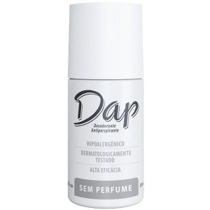 Desodorante Median Dap sem perfume, roll-on com 55mL