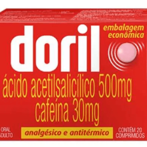 Doril 500 + 30mg - 20 Comprimidos Simples