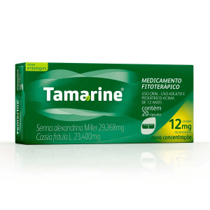 Tamarine 12mg 29.268mg + 23.4mg Cápsula Gelatinosa Dura - Caixa com 20 Cápsulas