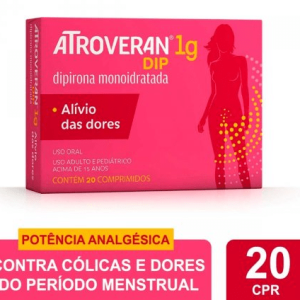Atroveran Dip 1g - 20 Comprimidos