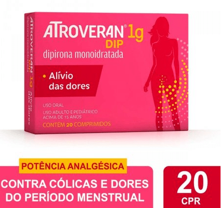 Atroveran Dip 1g - 20 Comprimidos