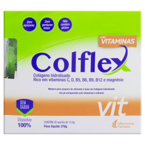 Colflex Vit Colágeno Hidrolisado 30 Sachês com 12,6g