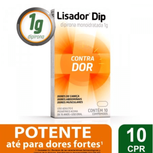 Lisador Dipirona 1g - 10 Comprimido Simples