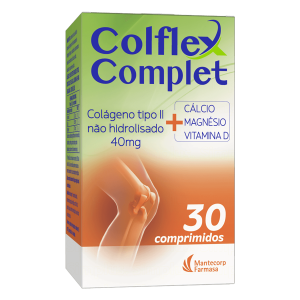 Colflex Complet Colágeno Tipo II Não Hidrolisado 30 Comprimidos