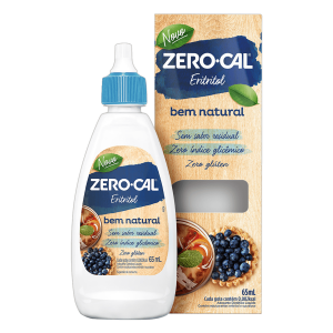 Adocante Zero-Cal Eritritol Liquido 1 unidade com 65mL