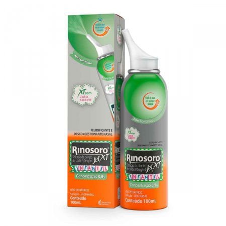 Rinosoro Jet XT infantil 0,9% spray 100ml