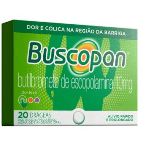 Buscopan 10mg - Caixa com 20 Drágeas