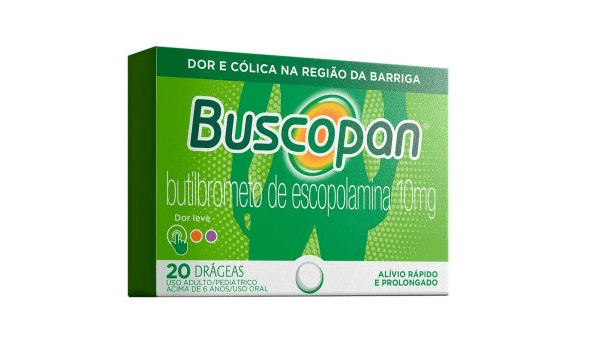 Buscopan 10mg - Caixa com 20 Drágeas