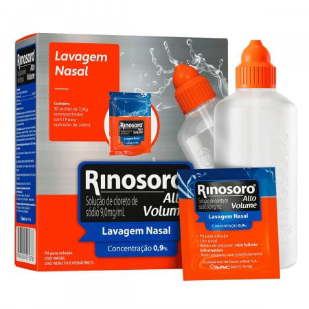 Rinosoro Alto Volume 30 Saches + Frasco Aplicador