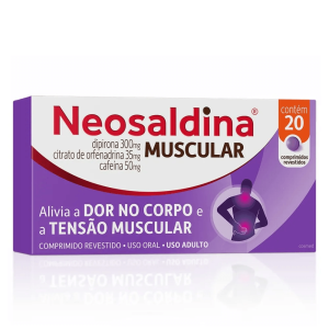 Neosaldina Muscular 300mg + 35mg + 50mg Comprimido Revestido - Caixa com 20 Comprimidos