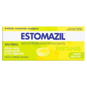 Estomazil Pastilhas 230mg + 141.47mg + 185mg Pastilha - Caixa com 20 Pastilhas