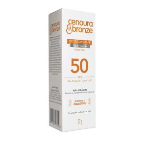 Protetor Solar Facial FPS50 Cenoura e Bronze 50g