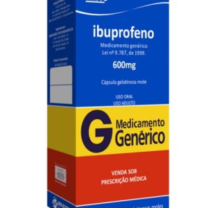 Ibuprofeno 600mg Caixa com 10 Cápsulas