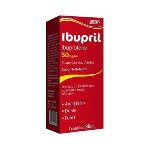 Ibupril 50mg/mL Suspensão Oral (Gotas) - Frasco com 30mL