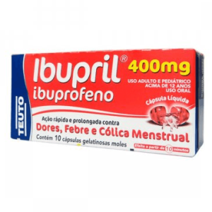 Ibupril 400mg - 10 Cápsulas Moles