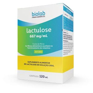 Lactulose 667mg/mL Solução de 120mL
