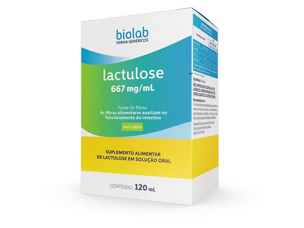 Lactulose 667mg/mL Solução de 120mL